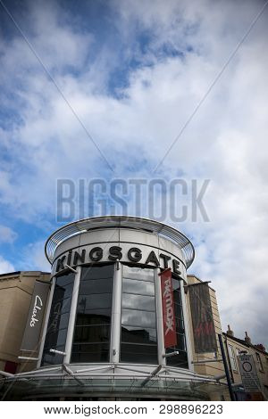 Huddersfield, West Yorkshire, Uk, October 2013, A View Of Kingsgate Shopping Centre