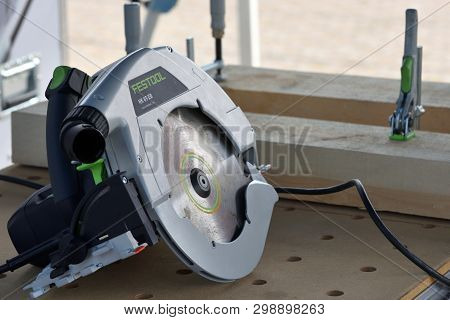 Vilnius, Lithuania - April 25: Festool Power Tools On April 25, 2019 In Vilnius Lithuania. Festool I
