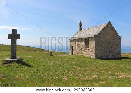 Saint Samson Chapel Near The Coast In Landunvez