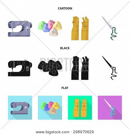 Vector Design Of Craft And Handcraft Icon. Collection Of Craft And Industry Stock Vector Illustratio