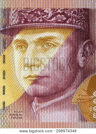Milan Rastislav Stefanik A Portrait From Slovak Money