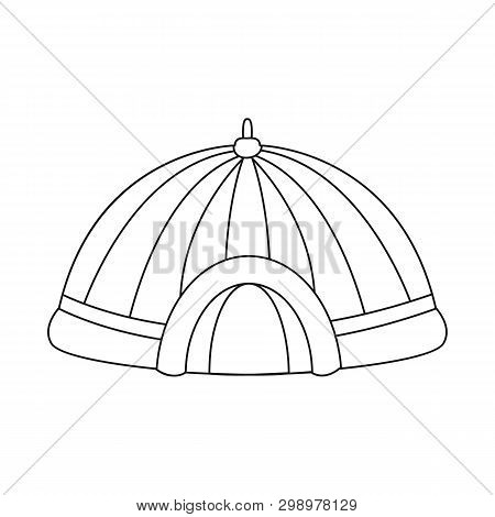Vector Design Of Circus And Tent Icon. Collection Of Circus And Park Vector Icon For Stock.