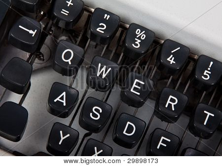 Toetsenbord van Typewriter