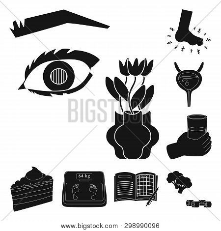 Vector Design Of Healthcare And Medicine Symbol. Set Of Healthcare And Diabetes Vector Icon For Stoc