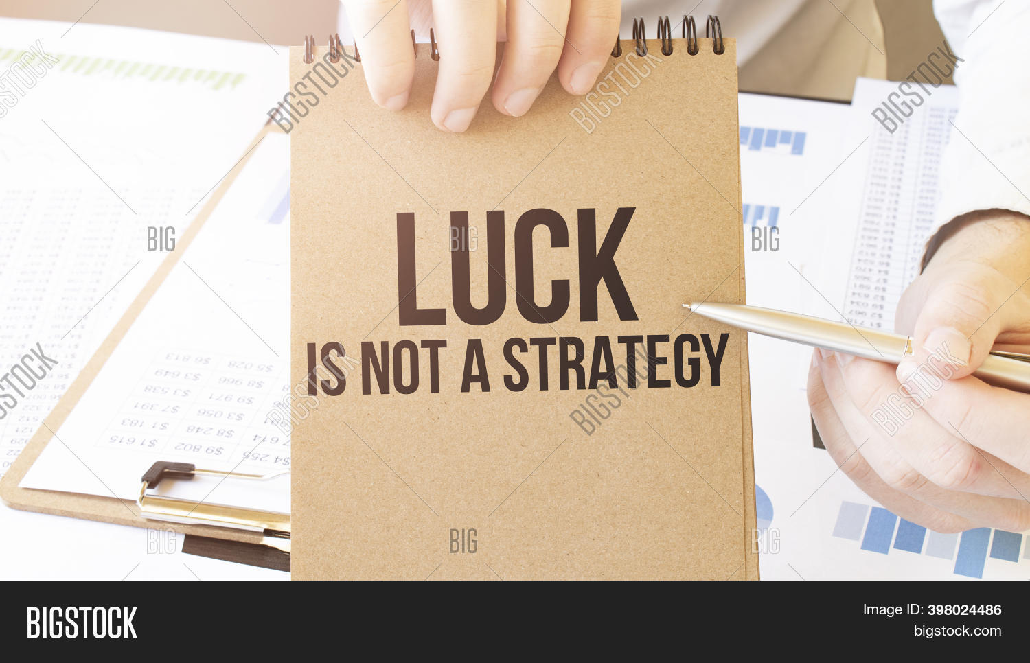 Not Strategy Sign Text Luck Not Strategy Image & Photo (Free Trial) | Bigstock