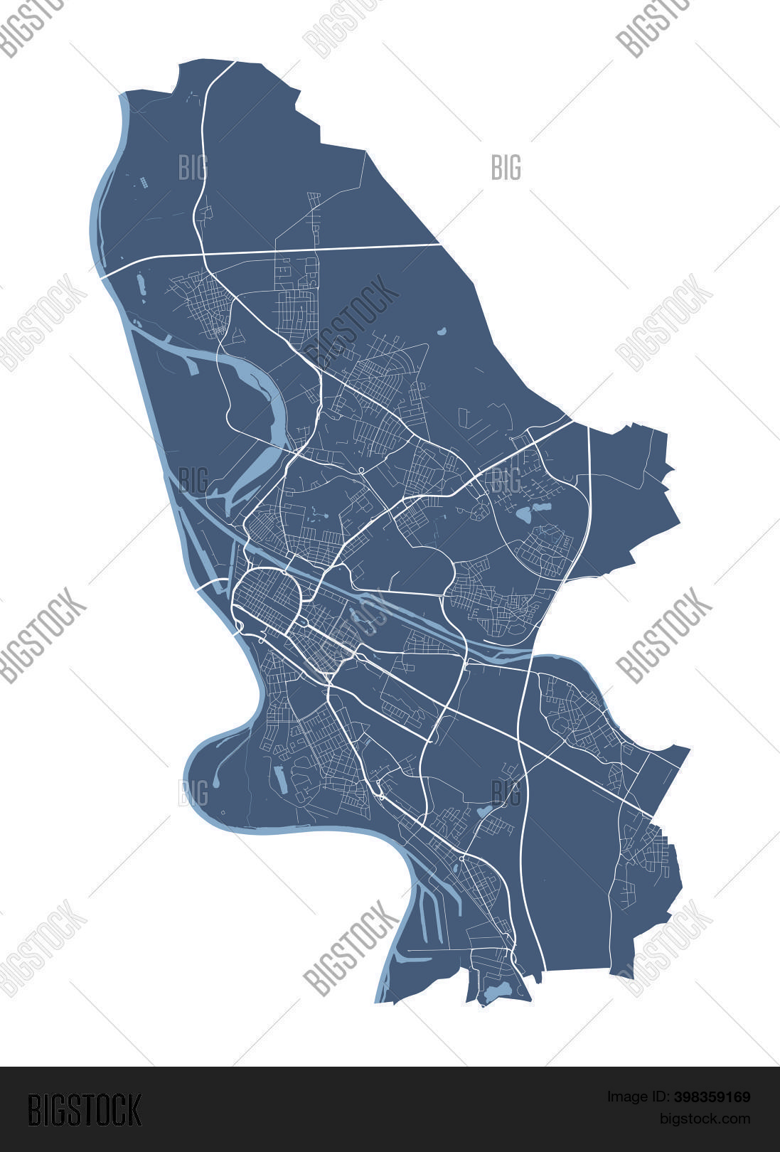 Mannheim Map. Vector & Photo (Free Trial) | Bigstock
