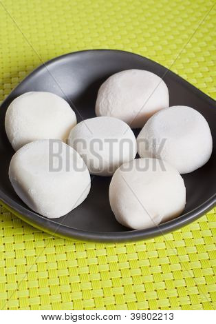Mochi ghiaccio panna o gelato palla di riso