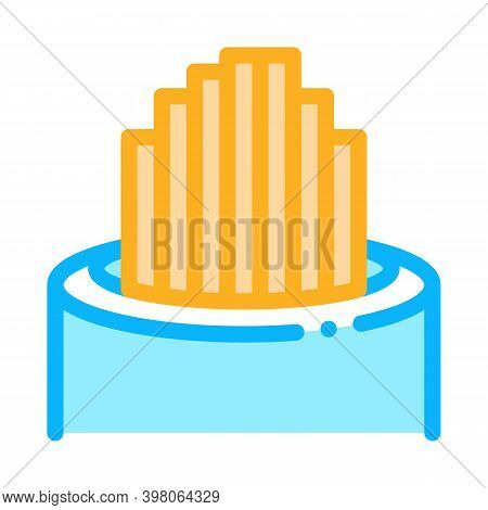 Cable With Conductors Color Icon Vector. Cable With Conductors Sign. Isolated Symbol Illustration