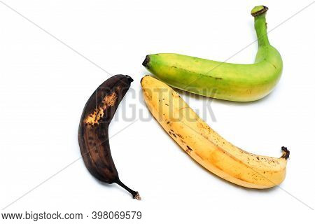 A Picture Of Three Ordinary Bananas, Without Modifications..as You Know From The Shop. The Picture S