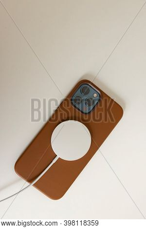 Frankfurt, Germany - December 05th 2020: A German Photographer Bought The New Iphone 12 Pro Max With