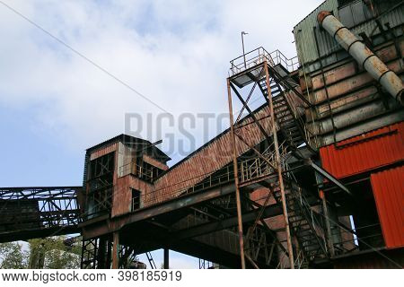 A View From The Rusty, Abandoned Steel City In Vítkovice In Czech Republic The Area Is Used As An In
