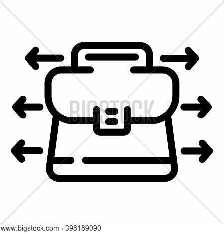 Manager Opportunity Icon. Outline Manager Opportunity Vector Icon For Web Design Isolated On White B
