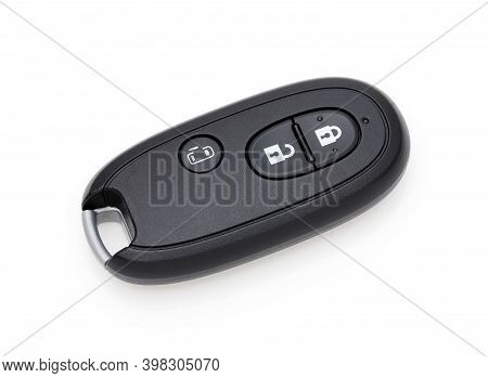 Car Vehicle Modern Black Key Remote Control Have Front Button, Slide-door Button.