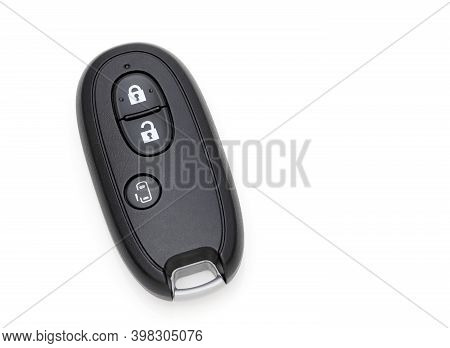 Car Vehicle Modern Black Key Remote Control Have Front Button, Slide-door Button.