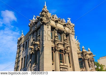 House With Chimaeras Or Horodecki House In Kiev, Ukraine