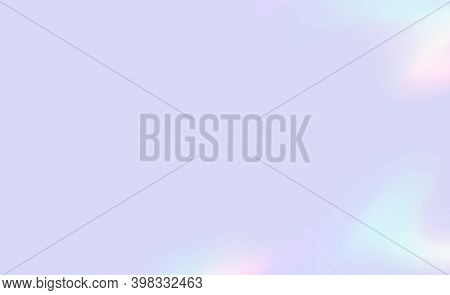 Refraction Effect, Wall With Rainbow Sunlight, Holographic Rays With Transparency. Blurred Overlay T