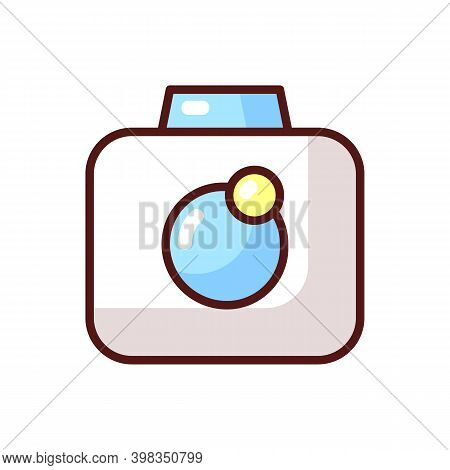 Camera App Rgb Color Icon. Taking Photos. Video Recording Features. Selfie Camera. Capturing Images.