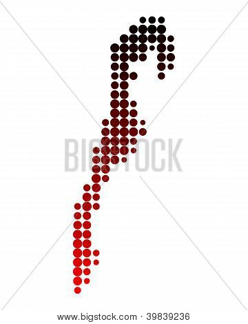 Mapa de Hiddensee