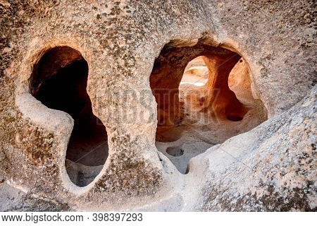 Passages made in mountain of Cappadocia