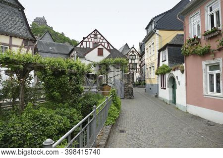 City View Of Bacharach, A Town In The Mainz-bingen District In Rhineland-palatinate, Germany