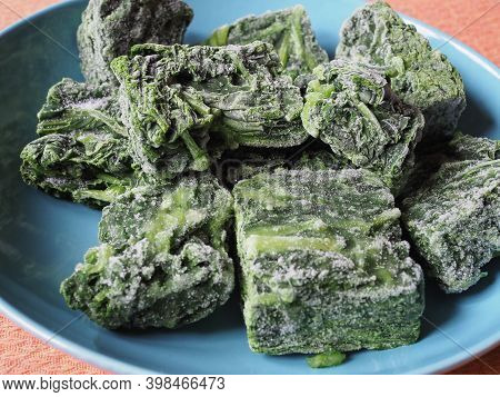 Frozen Spinach Vegetables Food