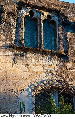 Old Buildings And Narrow Streets In Medieval Town Villeneuve Les Avignon In Summer