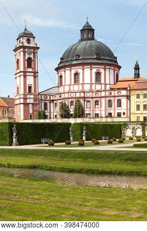 Jaromerice Nad Rokytnou Baroque And Renaissance Castle From 18th Century, South Moravia, Czech Repub