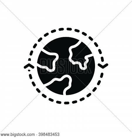 Black Solid Icon For Around On-every-side-of Everywhere Throughout Global Geology