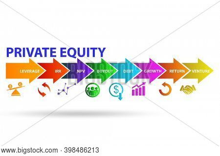 Private equity investment business concept