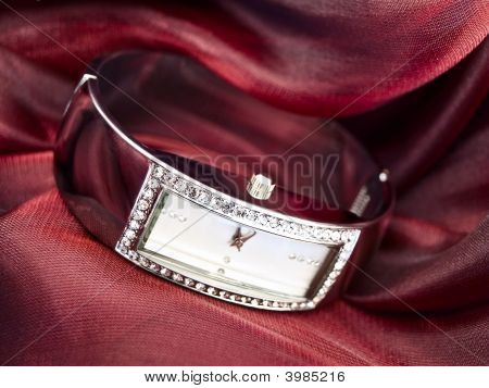 Lady Clock At Textile