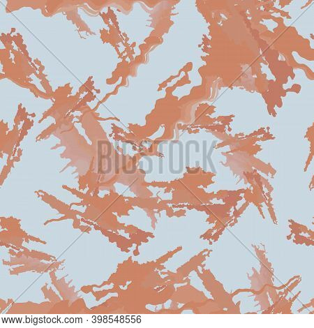 Ufo Camouflage Of Various Shades Of Orange And Blue Colors
