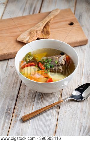Oriental Shorpa Soup With Lamb And Vegetables