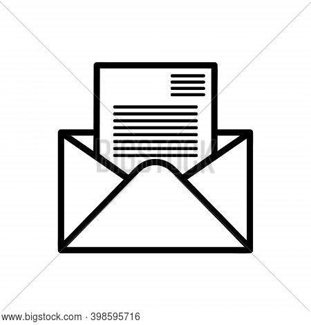 Mail Icons Isolated. Email Vector Stock Symbol Eps10 On White Background