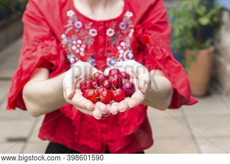Girl Holding 
