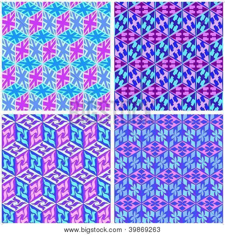 Wzór bez szwu abstrct. Ilustracja wektorowa.
