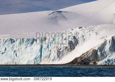 Icebergs Landscape. Extreme Travelling, Antarctica Ice Landscape
