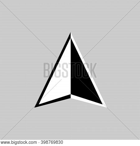 Geo Icons Gps. Arrow Pin Vector Stock Illustration Isolated. Eps10