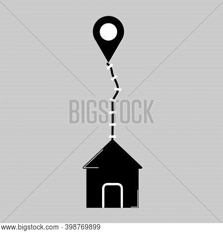 Geo Icons Gps. Pin Vector Stock Illustration Isolated. Eps10