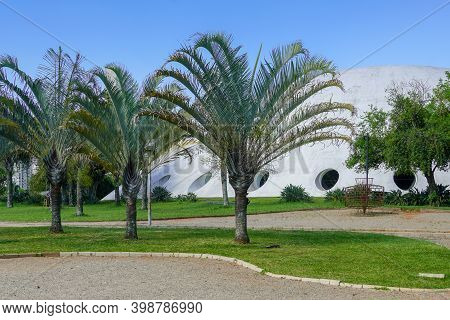Oca Is An Exhibition Hall Inside Ibirapuera Park In Sao Paulo, Brazil. Originally Known As Pavilhao 