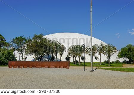 Oca Is An Exhibition Hall Inside Ibirapuera Park In Sao Paulo, Brazil. Originally Known As Pavilhao 