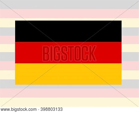 National Flag Of Germany. European Country Flag.