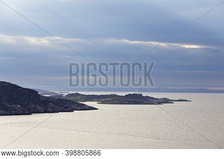 Beautiful Arctic Summer Landscape On Barents Sea