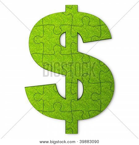 Zielony Dolar Puzzle