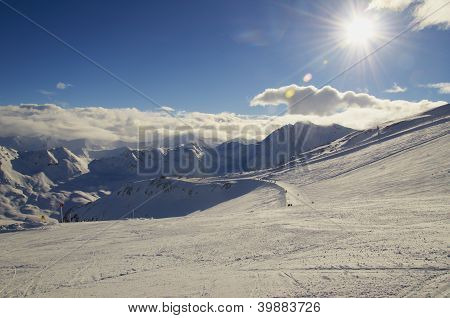 Skigebiet Frankreich Espace killy