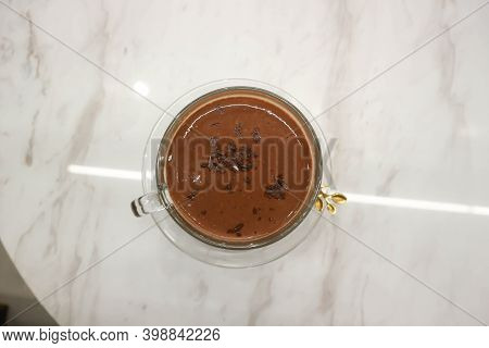 Hot Chocolate, Hot Cocoa Or Hot Coco In Top View