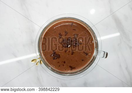 Hot Chocolate, Hot Cocoa Or Hot Coco In Top View
