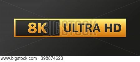 Modern Tv Full Hd 4k, Great Design For Any Purposes. Set Technology Signs. Vector Illustration.