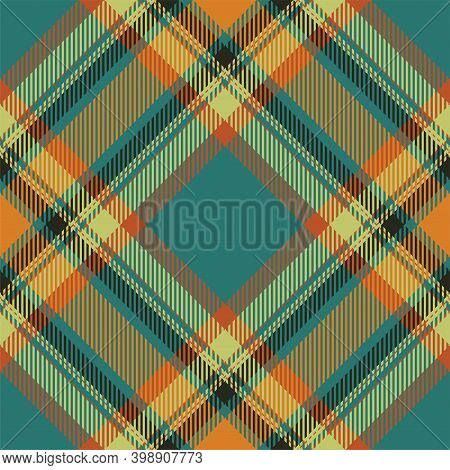 Tartan Scotland Seamless Plaid Pattern Vector. Retro Background Fabric. Vintage Check Color Square G