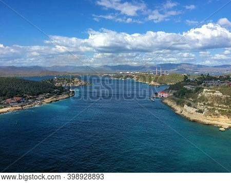 View Over A Sea Strait Near Santiago De Cuba 1.1.2017