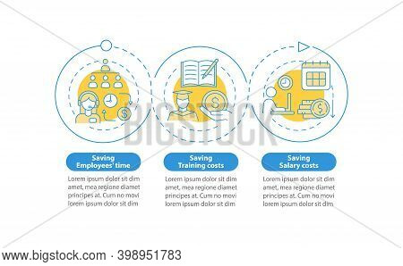 Outsourcing Profit Vector Infographic Template. Save Business Money Presentation Design Elements. Da